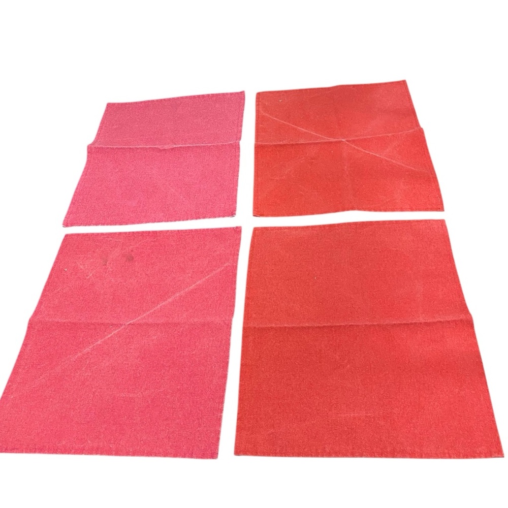 Set of 4 Place Mats or Reusable Napkins